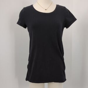 BumpStart Maternity Black Short Sleeve Tee